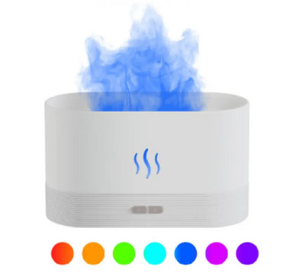 Flame Light Aroma Diffuser – 7-Color LED Mist Humidifier