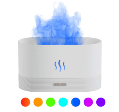 Flame Light Aroma Diffuser – 7-Color LED Mist Humidifier